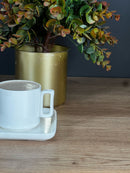 ACAR PURE ROYAL Tasses à thé en porcelaine 6 personnes 12 Pièces