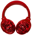 Casque Bluetooth KONG sans fil rouge chrome métallisé by Richard ORLINSKI - Bella Home