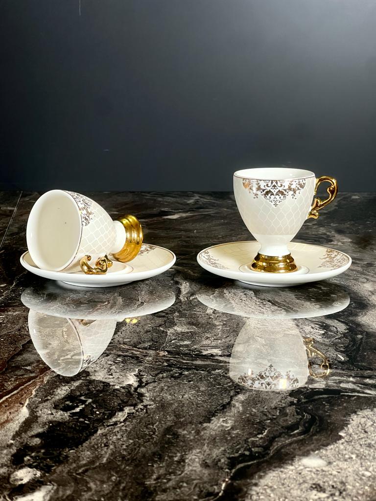 ACAR CAROLINA Tasses à café en porcelaine 6 personnes