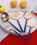 ACAR VIENNA LUXURY Ensemble de 5 pinces de service titanium doré