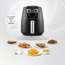 KARACA AIR PRO COOK XL 2 en 1 Airfryer parlante black chrome Karaca Air Pro Cook XL 2 in 1 Konuşan Airfryer Black Chrome