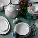 KARACA NEW SHAWL CREAM PLATIN Service de table 60 pièces 12 personnes - Yemek takimi 60 parça 12 kisilik