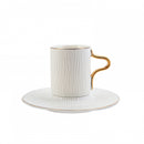 KARACA AGED Set de tasses à café 12 pièces 6 personnes - Kahve fincan takımı 12 parça 6 kişilik