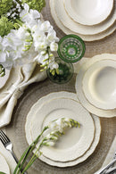 KUTAHYA PORCELAINE BONE IREM GOLD Service liseré doré de table 6 personnes 24 pièces - 24 Parca 6 kisilik fileli yemek takimi gold -  - Tafelservice Gold Rand 24-teilig für 6 Personen