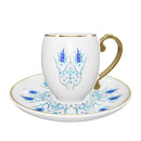 KARACA IZNIK Set tasses à café 4 pièces 2 personnes