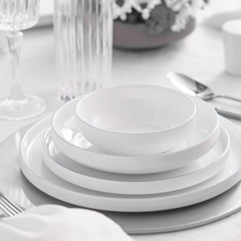 KARACA STREAMLINE NEW SATURN PLATIN Service de table 59 pièces 12 personnes